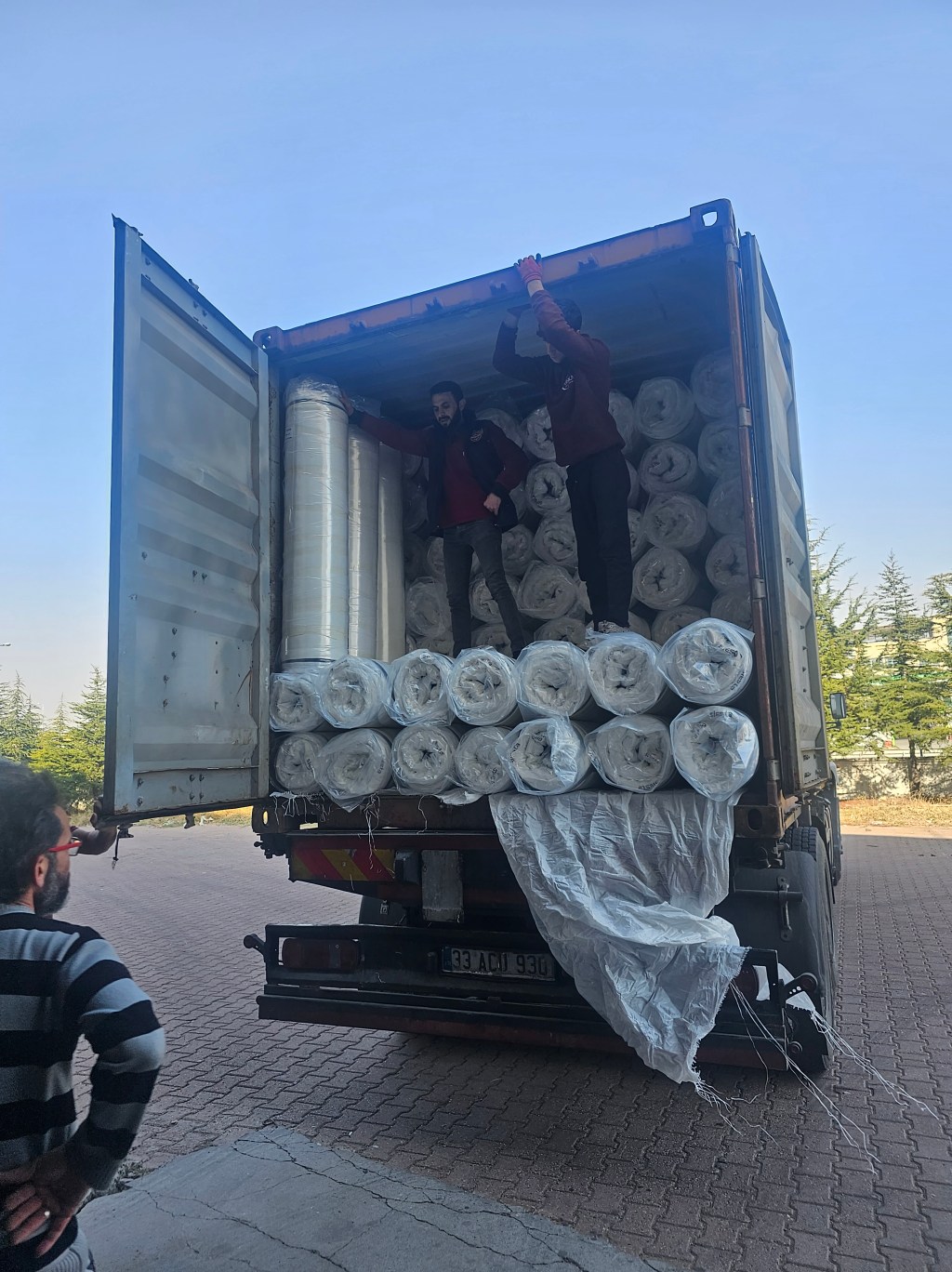 Vacuum packed mattresses